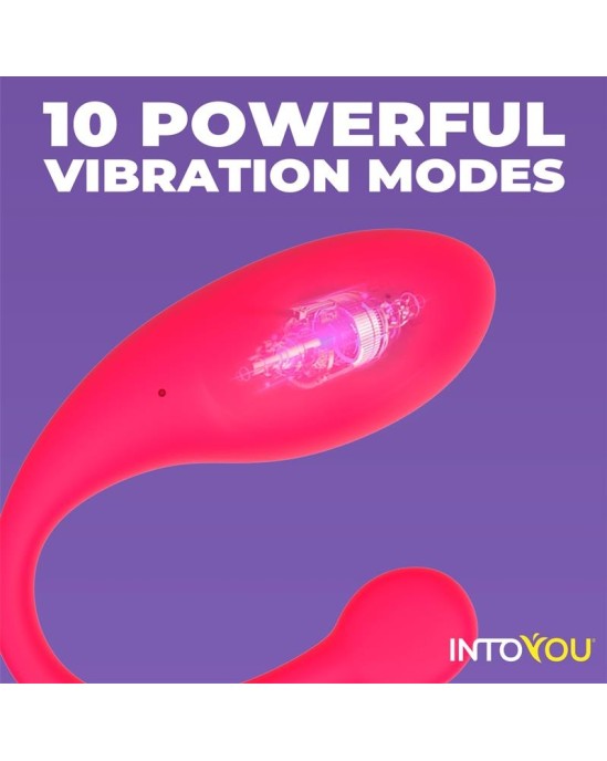 Intoyou App Series Bulby Vibrating Egg with App Red