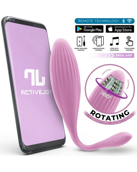 Intoyou App Series Vibrating Egg with Rotating Beads and APP USB