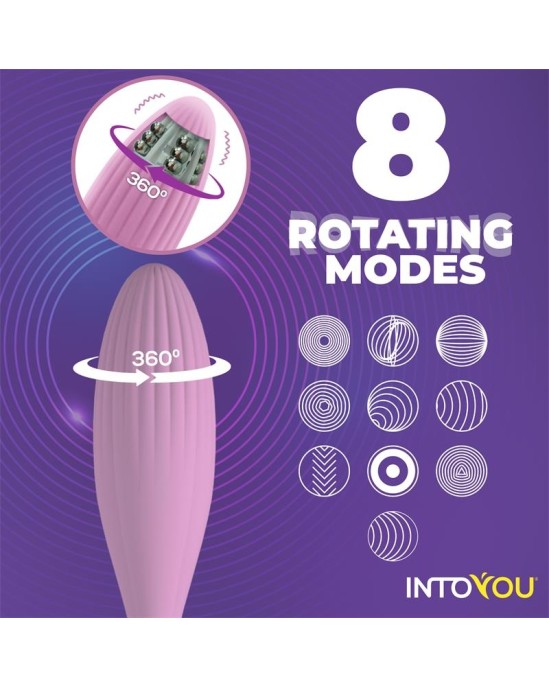 Intoyou App Series Vibrating Egg with Rotating Beads and APP USB