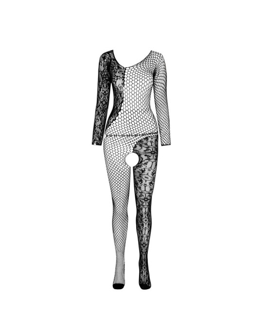 Passion Woman Bodystockings PASSION - BS 107 BODYSTOCKING WHITE ONE SIZE