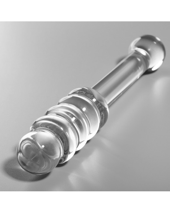 Nebula Series By Ibiza MODEL 20 DILDO BOROSILICATE GLASS 20.5 X 3 CM CLEAR