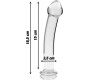 Nebula Series By Ibiza MODEL 11 DILDO BOROSILICATE GLASS 16 X 3 CM CLEAR