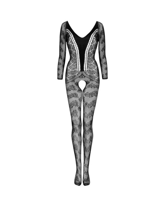 Livco Corsetti Bodystockings LIVCO CORSETTI FASHION — CORDILL LC 17358 BODYSTOCKING BOTCHLLES BLACK ONE SIZE