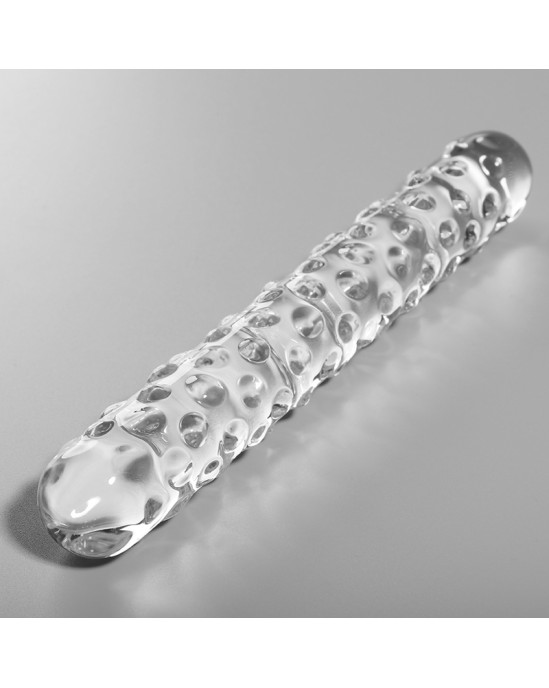 Nebula Series By Ibiza MODEL 15 DILDO BOROSILICATE GLASS 18.5 X 3 CM CLEAR