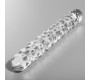 Nebula Series By Ibiza MODEL 15 DILDO BOROSILICATE GLASS 18.5 X 3 CM CLEAR