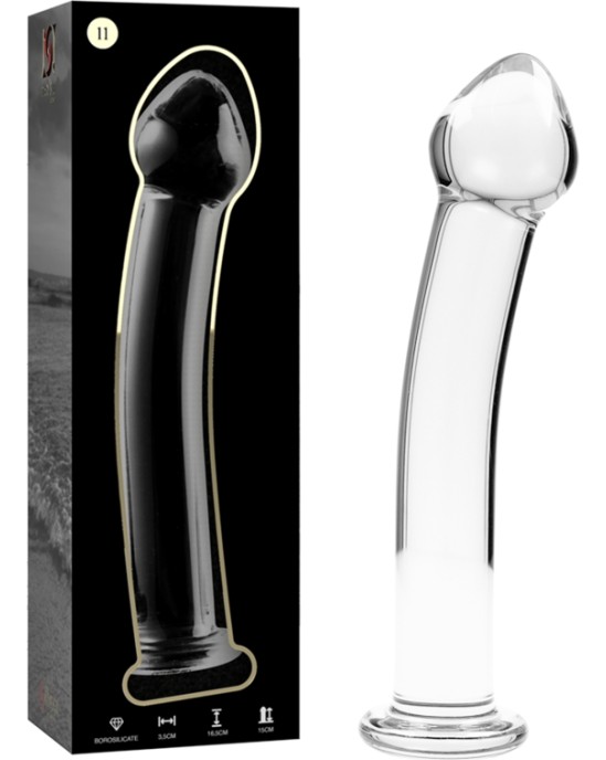 Nebula Series By Ibiza MODEL 11 DILDO BOROSILICATE GLASS 16 X 3 CM CLEAR