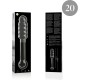 Nebula Series By Ibiza MODEL 20 DILDO BOROSILICATE GLASS 20.5 X 3 CM CLEAR