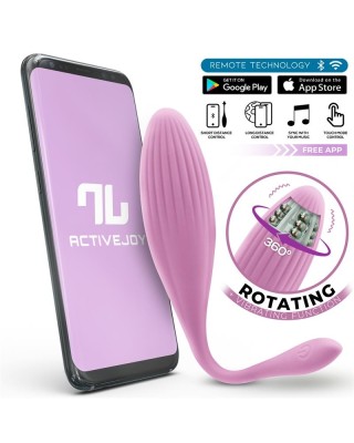 Intoyou App Series Vibrējoša ola ar rotējošām pērlītēm un APP USB