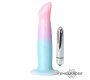 Dildox By Engily Ross Dildo con Vibraci?n Silicona L?quida Color Degradado y Ventosa 17 cm