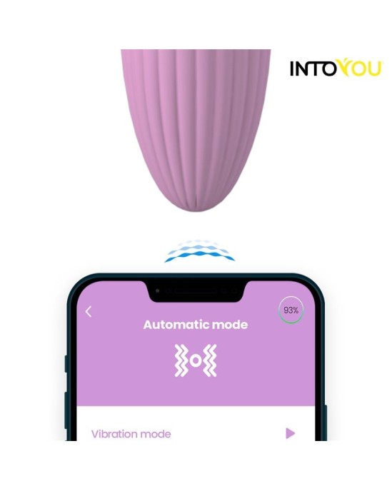 Intoyou App Series Vibrējoša ola ar rotējošām pērlītēm un APP USB