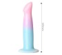 Dildox By Engily Ross Dildo con Vibraci?n Silicona L?quida Color Degradado y Ventosa 17 cm