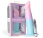 Dildox By Engily Ross Dildo con Vibraci?n Silicona L?quida Color Degradado y Ventosa 17 cm