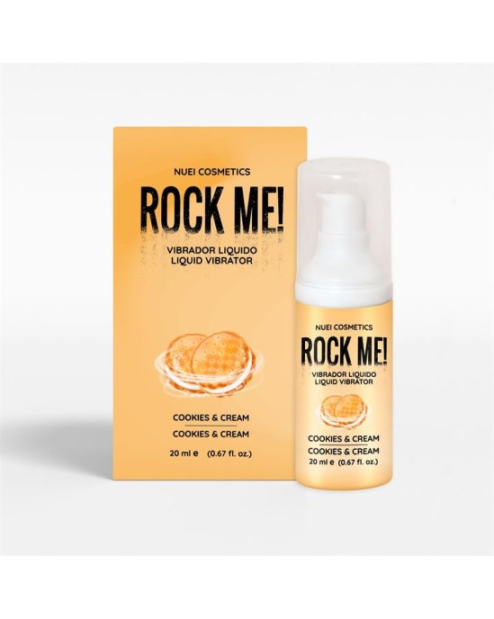 Nuei Cosmetics Rock Me! Šķidrie vibrācijas cepumi un krēms 20 ml