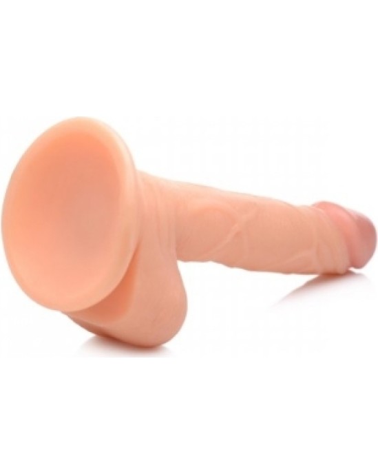 Xr - Pop Peckers REĀLISTS DILDO AR sēkliniekiem 16'5 CM MĪSTA