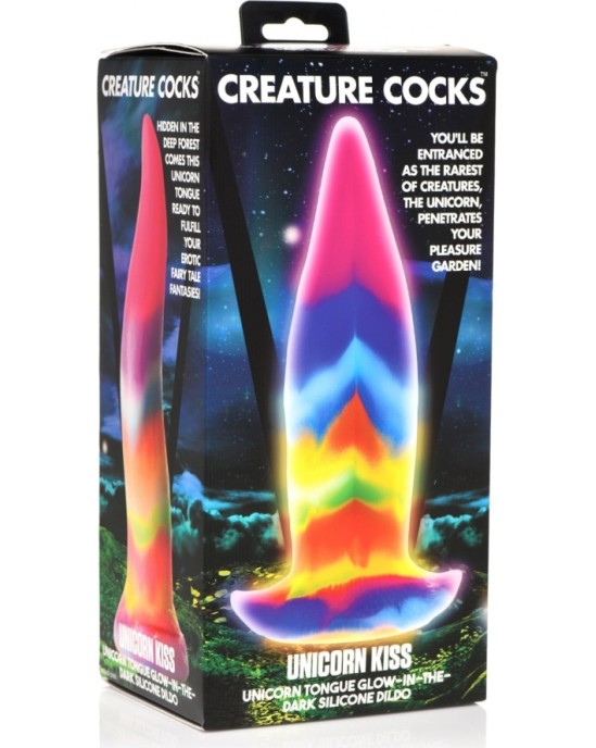 Xr - Creature Cocks VIENRADZIS SKŪCĪTS FOSFORESCENTS DILDO