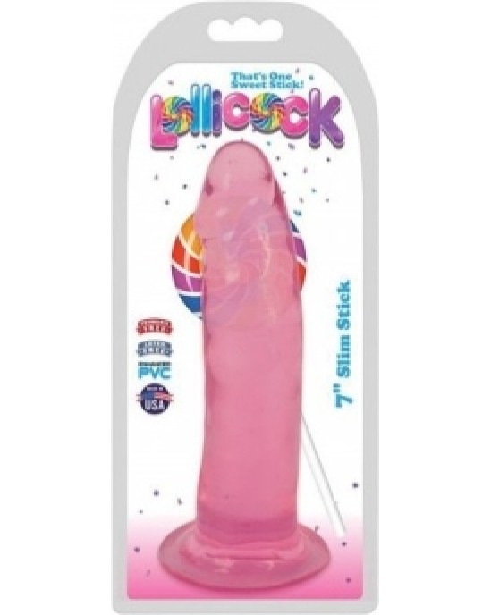 Xr - Lollicock DILDO SLIM STICK CHERRY 1778 CM"