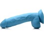 Xr - Pop Peckers REĀLISTS DILDO AR sēkliniekiem 21 CM ZILS