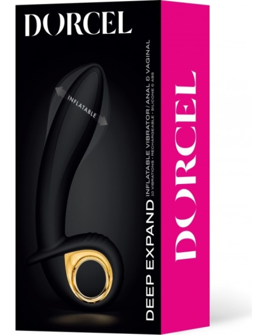 Dorcel DZIĻI IZPLATĪGS ATKĀRTOTI UZLĀDĒJAMS PIEpūšamais VIBRATORS