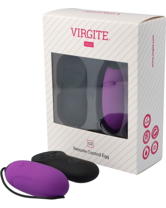 Virgite - Eggs G3 UZLĀDĒJAMA PURPURA VIBRĒJOŠA OLA