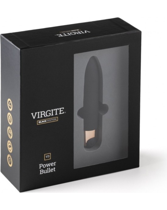 Virgite - Black Edition VIBRATING BULLET V3 BLACK EDITION