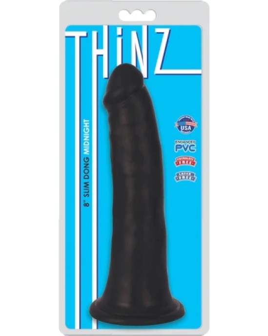 Xr - Thinz FINE THINZ BLACK DILDO 20'30 CM