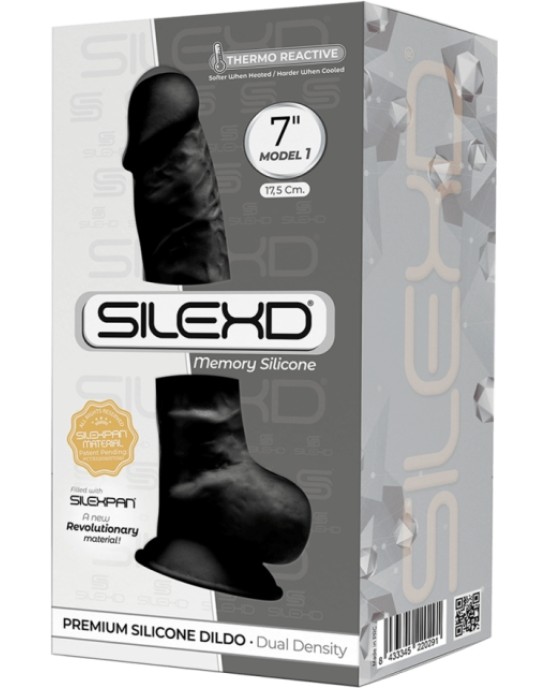 Silexd SILIKONA DILDO MODELIS 1 7 MELNS"