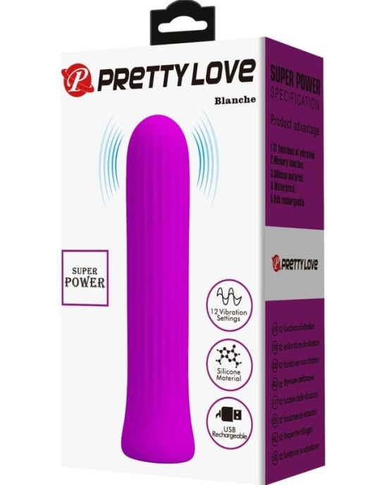 Pretty Love C-Type PRETTY LOVE - BLANCHE PINK STIMULATOR VIBRATOR