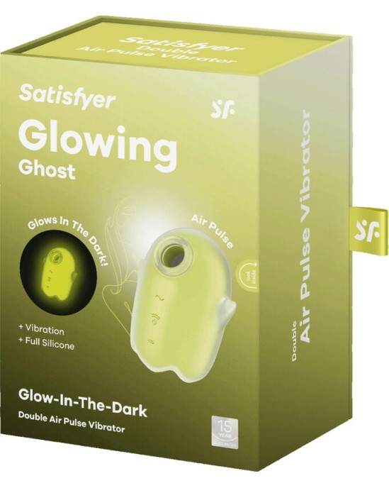 Satisfyer Air Pulse SATISFYER — СВЕТЯЩИЙСЯ ПРИЗРАК AIR PULSE И ВИБРАТОР ЖЕЛТЫЙ