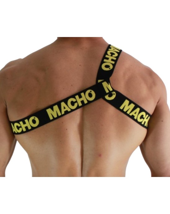 Macho Underwear MACHO - ROMAN HARNESS YELLOW S/M