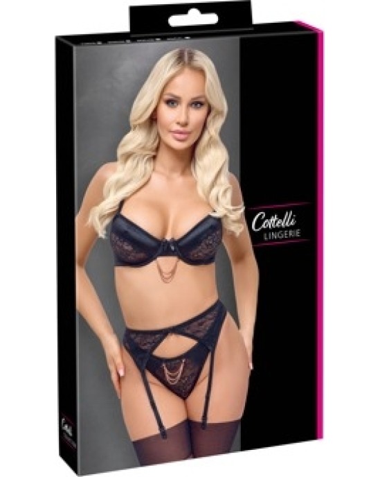 Cottelli Lingerie Бюстгальтер-комплект-цепочка 80Б/М