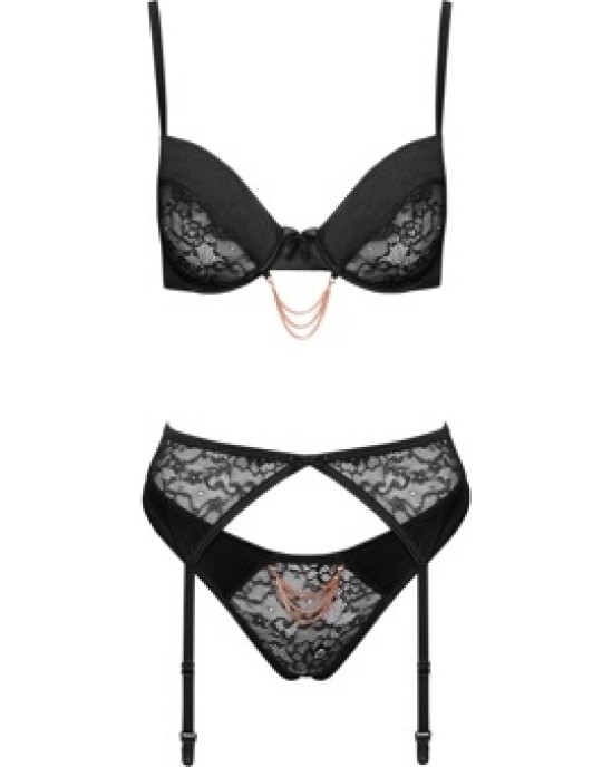 Cottelli Lingerie Бюстгальтер-комплект-цепочка 80Б/М