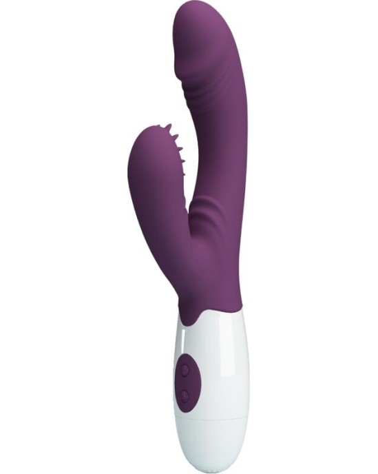 Pretty Love Flirtation PRETTY LOVE - ANDRE RABBIT VIBRATOR & G-POINT STIMULATOR PURPLE