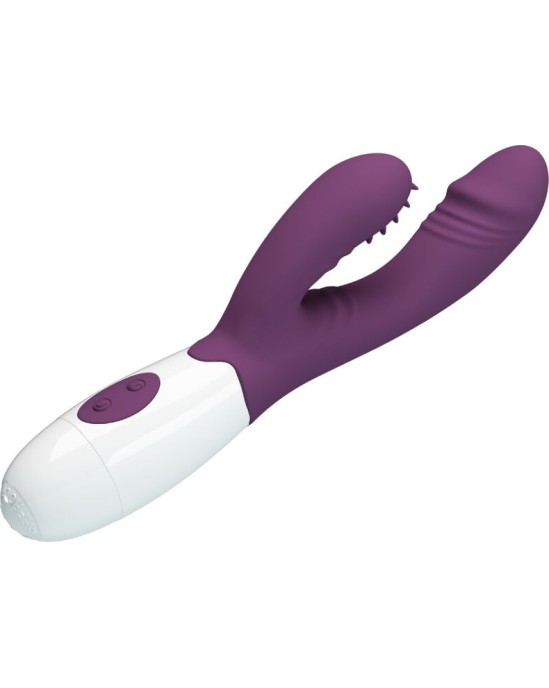 Pretty Love Flirtation PRETTY LOVE - ANDRE RABBIT VIBRATOR & G-POINT STIMULATOR PURPLE