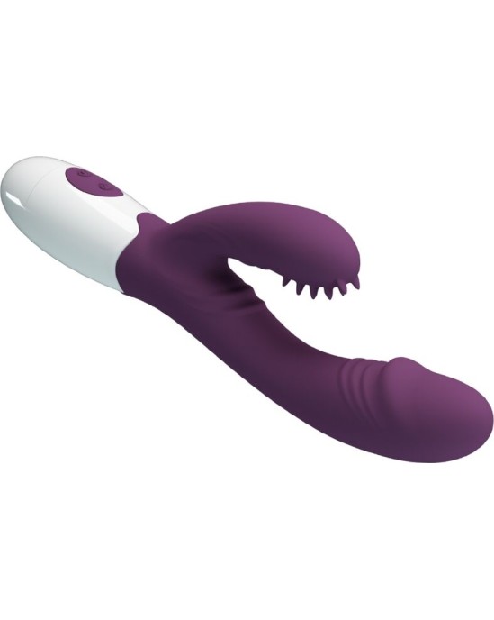 Pretty Love Flirtation PRETTY LOVE - ANDRE RABBIT VIBRATOR & G-POINT STIMULATOR PURPLE