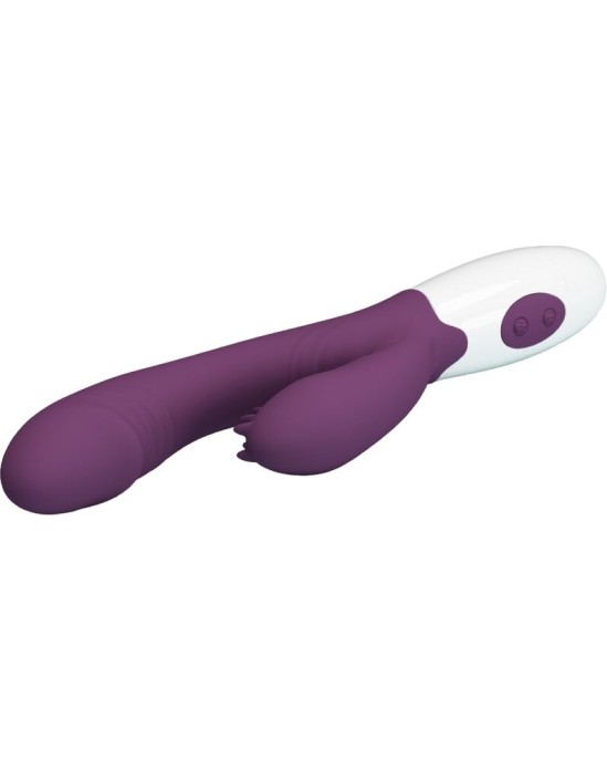 Pretty Love Flirtation PRETTY LOVE - ANDRE RABBIT VIBRATOR & G-POINT STIMULATOR PURPLE