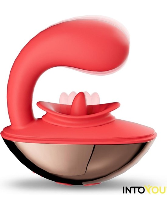 Intoyou App Series Rondy Vibrating and Licking Tongue Stimulator with App