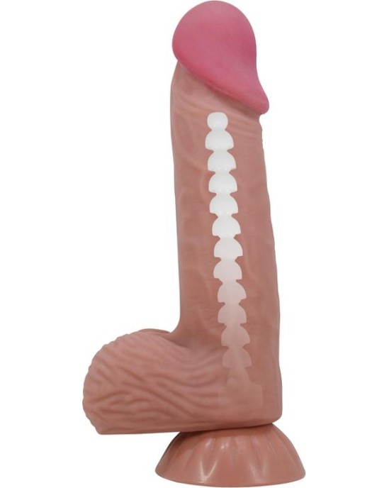 Baile Раздвижной реалистичный дилдо с кожей 20,6 см