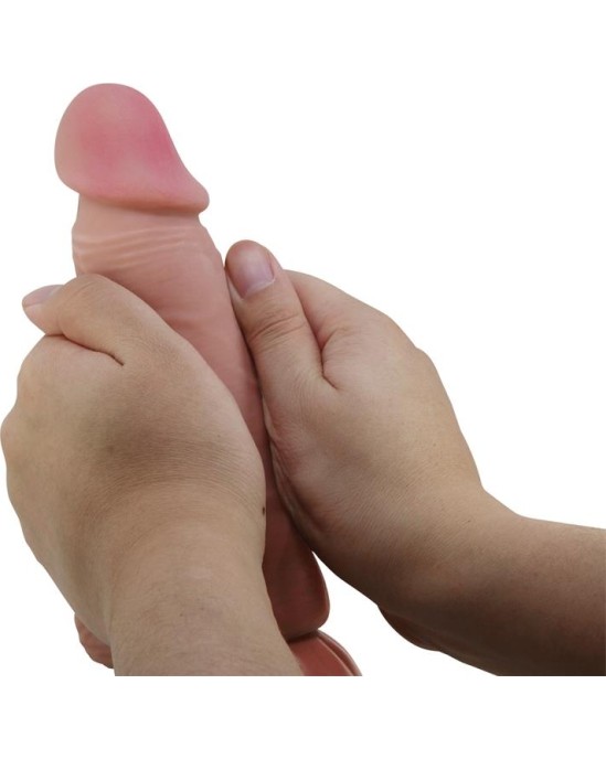 Baile Раздвижной реалистичный дилдо с кожей 20,6 см