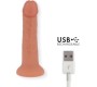 Oninder LARGE BOGOTÁ VIBRATOR DILDO 9 SPEEDS NATURAL 22 CM -O- 4.5 CM - FREE APP