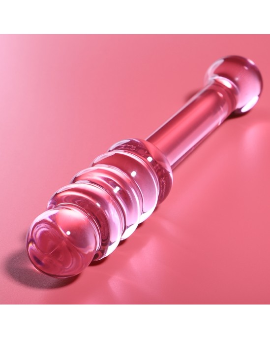 Nebula Series By Ibiza MODELIS 20 DILDO BOROSILIKĀTS STIKLS 20,5 X 3 CM ROZĀ