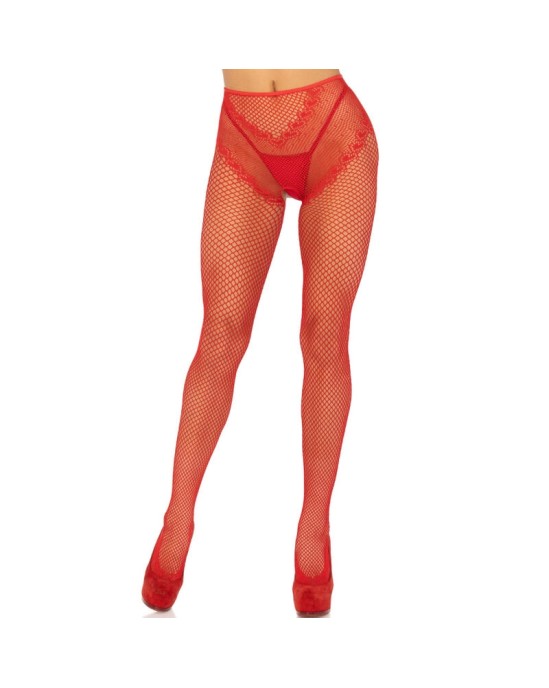 Leg Avenue Hosiery LEG AVENUE - BEZKOKŠĶIKSBU TĪKLU ZEKI RED