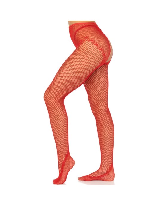 Leg Avenue Hosiery LEG AVENUE - BEZKOKŠĶIKSBU TĪKLU ZEKI RED