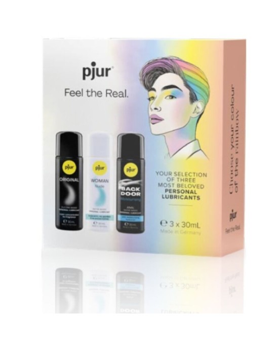 Pjur PRIDE SET PREMIUM LUBRIKANTS 3 X 30 ML