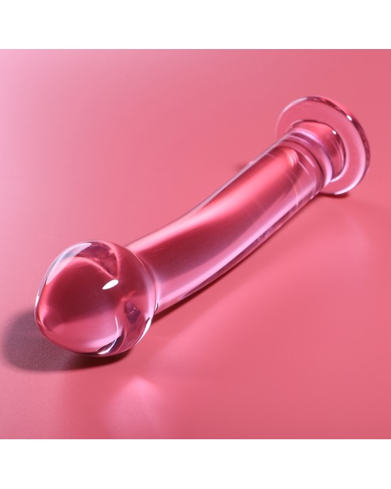 Nebula Series By Ibiza MODELIS 11 DILDO BOROSILIKĀTS STIKLS 16 X 3 CM ROZĀ