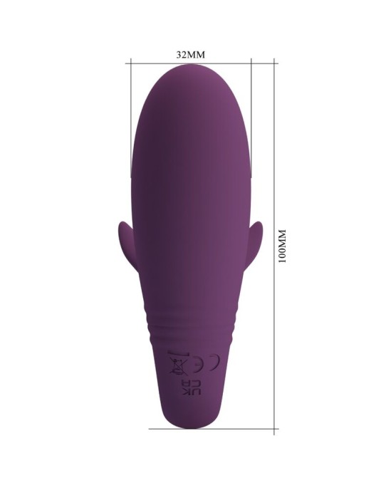 Pretty Love Led PRETTY LOVE — LIETOTNES JAYLEEN VIBRATOR TĀLVADĪBAS PULTS PURPULA