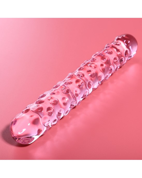 Nebula Series By Ibiza MODEL 15 DILDO BOROSILICATE GLASS 18.5 X 3 CM PINK