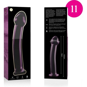 Nebula Series By Ibiza MODELIS 11 DILDO BOROSILIKĀTS STIKLS 16 X 3 CM ROZĀ