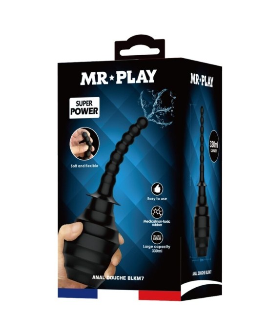 Mr Play ANAL DOUCHE BLKM7 SUPER POWER BLACK