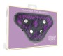 Dildox By Engily Ross Miley Universal Adjustable Harness with 3 Silicone Rings Purple