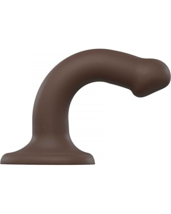 Strap-On-Me DILDO AR piesūcekni PIEMĒROTA IEKĀRTA DUAL BLĪVUMA FLEXIBLE COCOLATE S